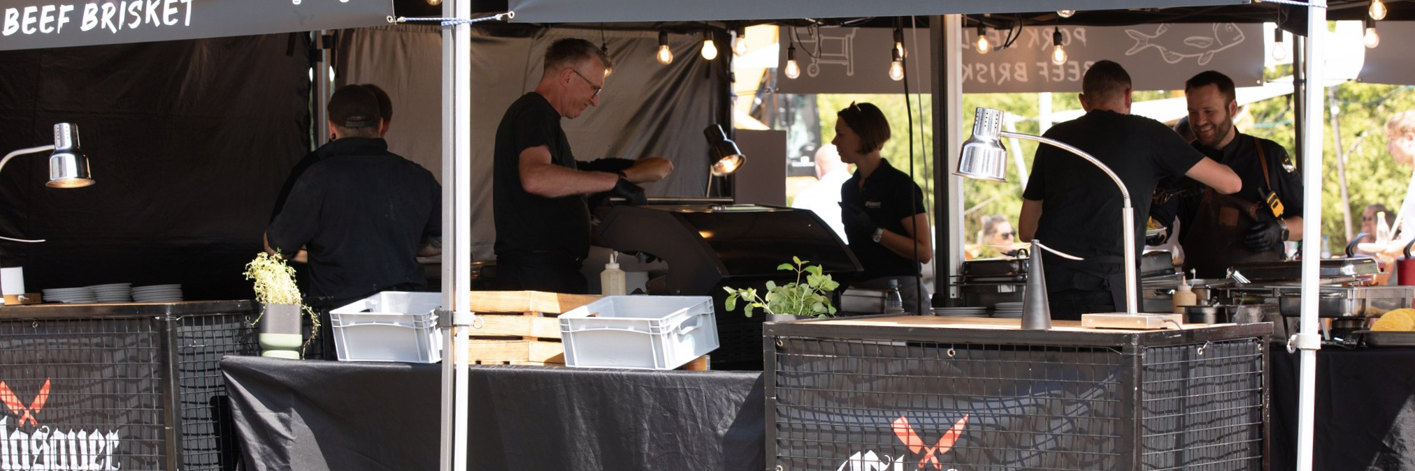 Catering auf der 150 Jahre Jubiläumsfeier von der Gebe. Stolz GmbH & Co. KG in Hammelburg