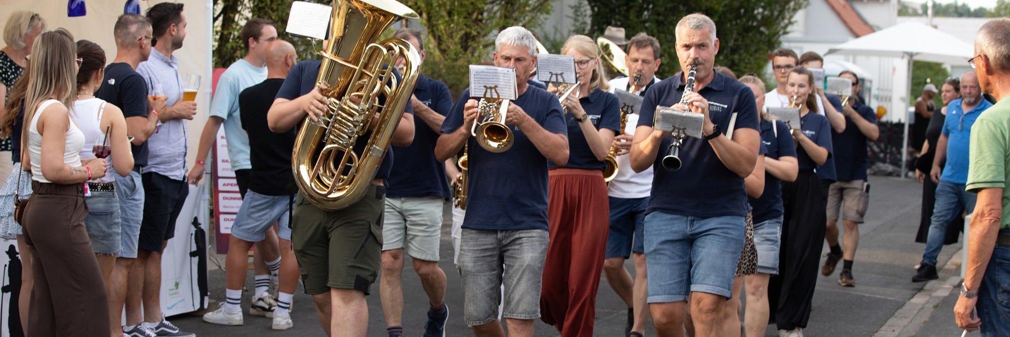 Musikgruppe bei der Firmenfeier von Stolz in Hammelburg
